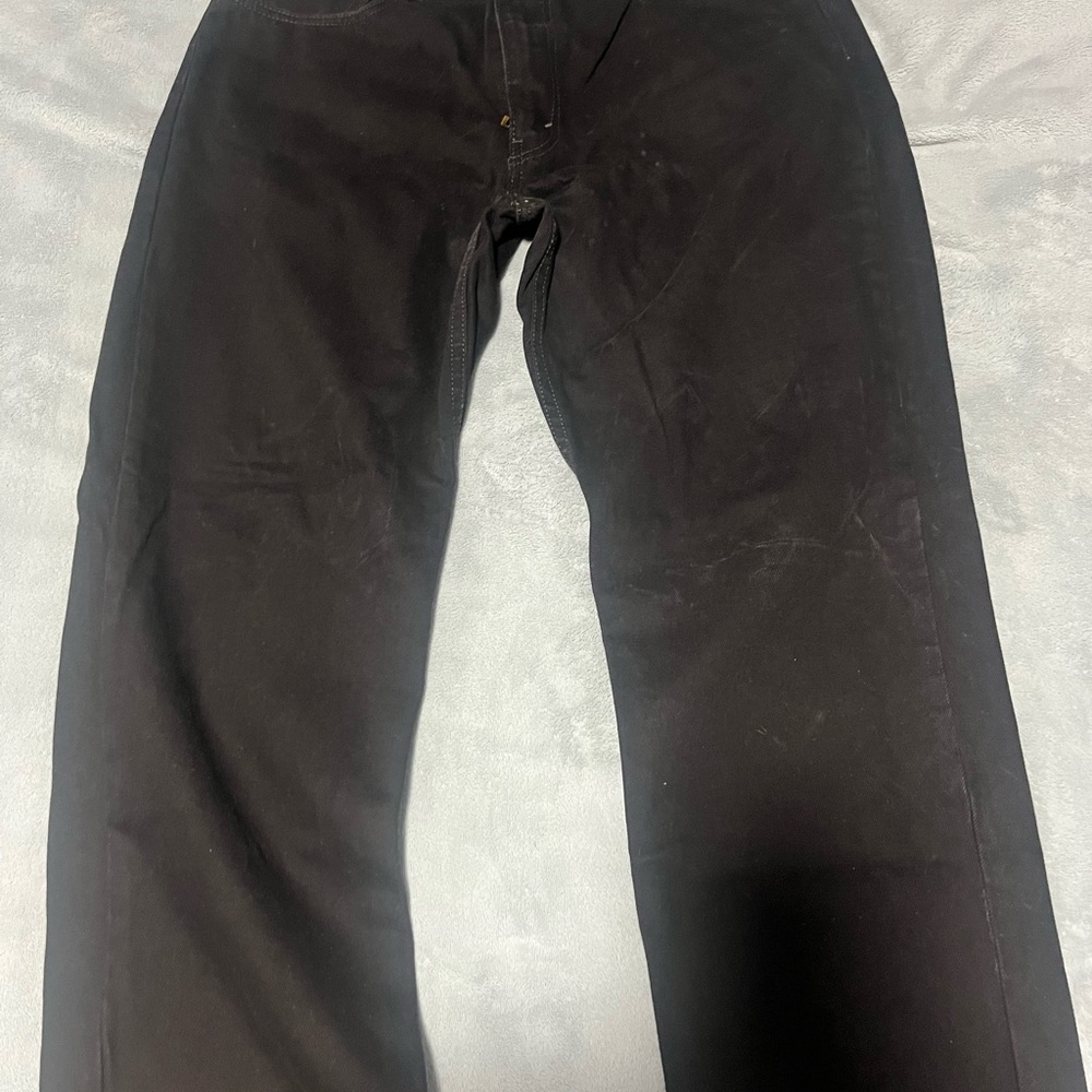 Levi's 550 Relaxed Black Denim Jeans